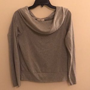 Light sweater small cowl neck